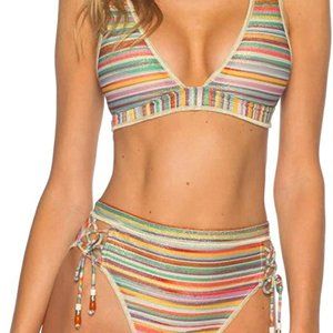 Becca by Rebecca Virtue Women’s Claire Metallic Bikini